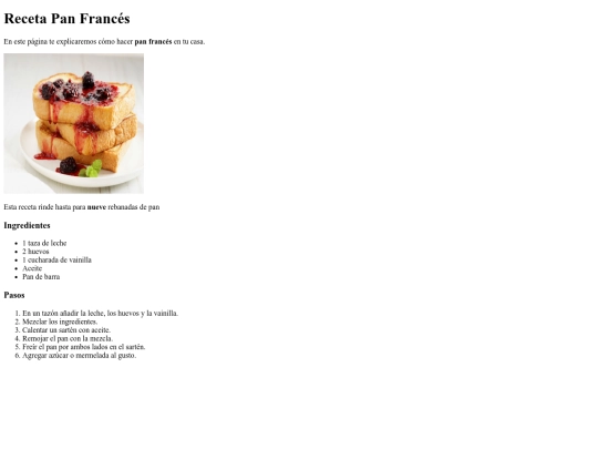 2.6/2.6 Página web de recetas screenshot