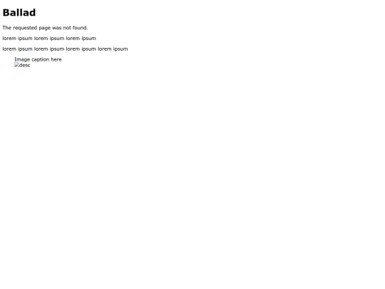 Ballad screenshot