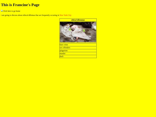 Francine screenshot
