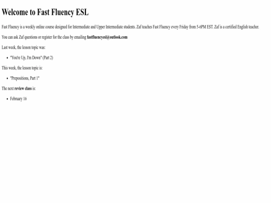 index screenshot