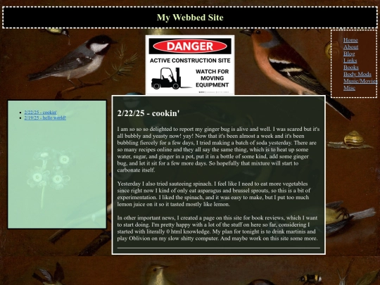 blog screenshot