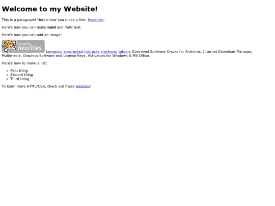 index screenshot