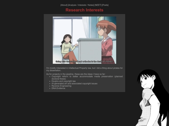 interests screenshot