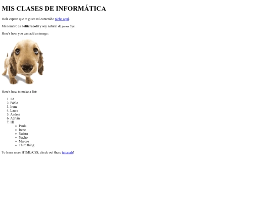 index screenshot
