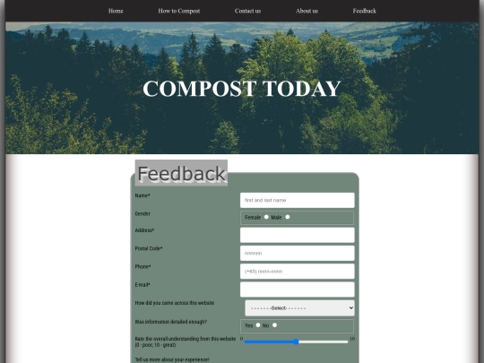 feedback screenshot