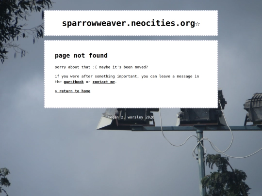 not_found screenshot