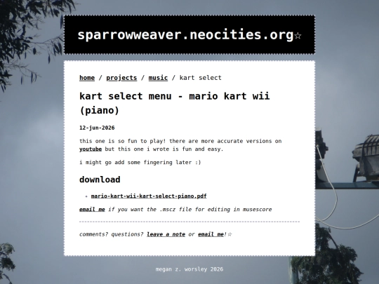 projects/music/mario-kart-wii-kart-select-piano screenshot