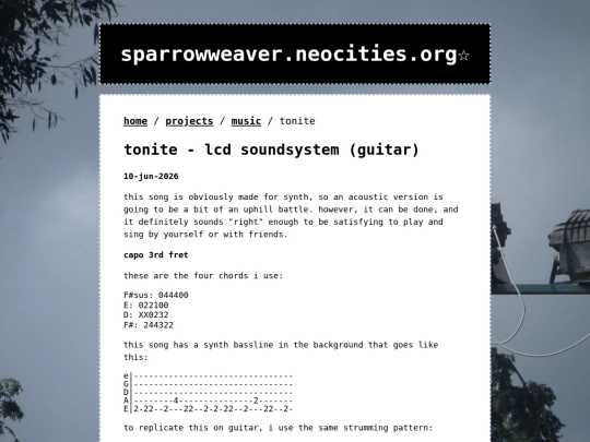 projects/music/tonite-lcd-soundsystem-guitar screenshot