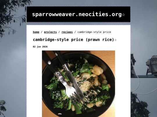 projects/recipes/cambridge-style-price screenshot