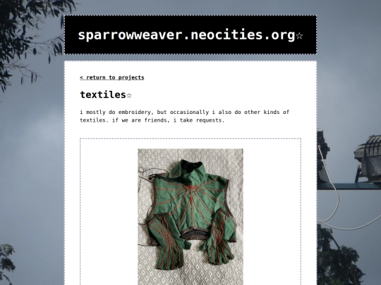projects/textiles screenshot