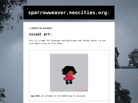 projects/visual-art screenshot