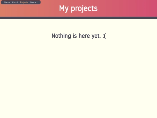 projects screenshot