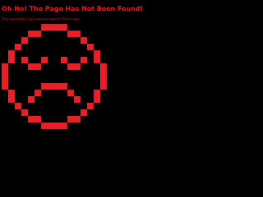 not_found screenshot