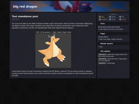 testpost screenshot