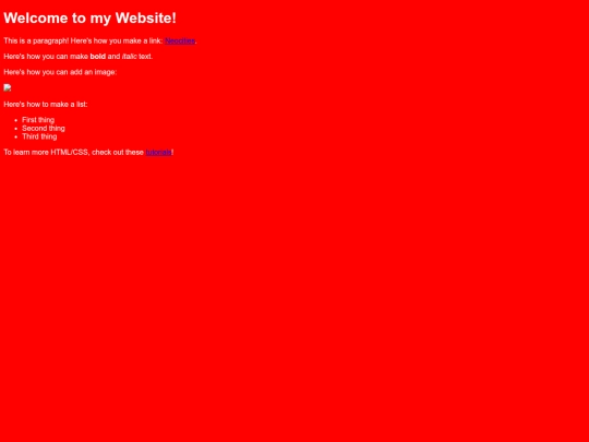 test screenshot