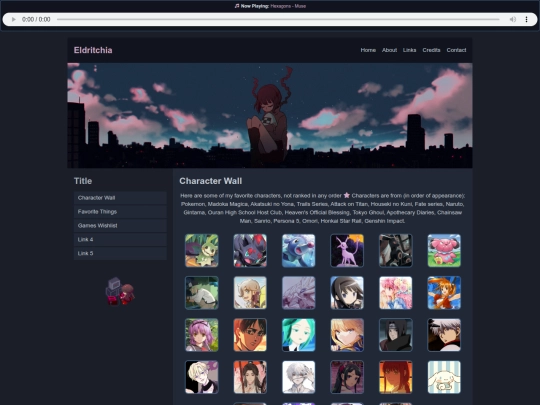 character-wall screenshot
