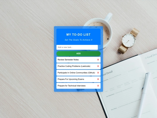 Todolist screenshot
