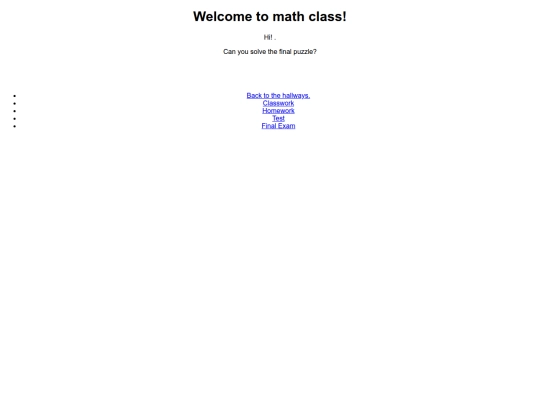 City/school/mathclass screenshot