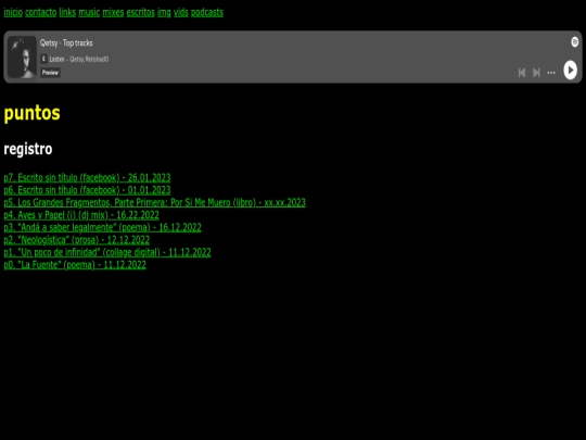 index screenshot