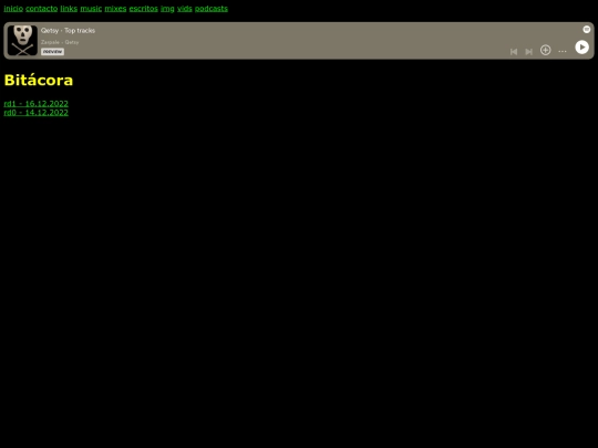 puntos/bitacora screenshot