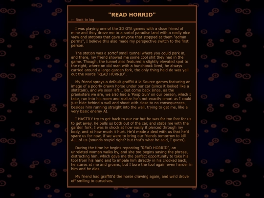 blog/dreams/READHORRID screenshot