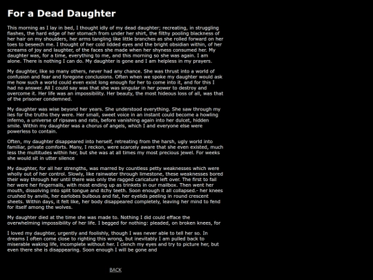 writing/daughter screenshot