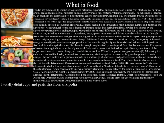 food screenshot