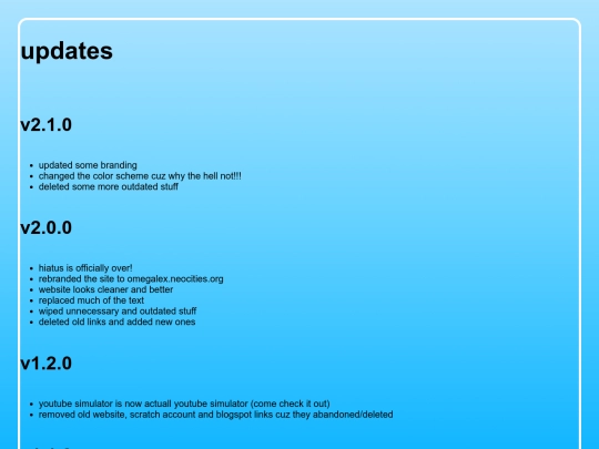 updates screenshot