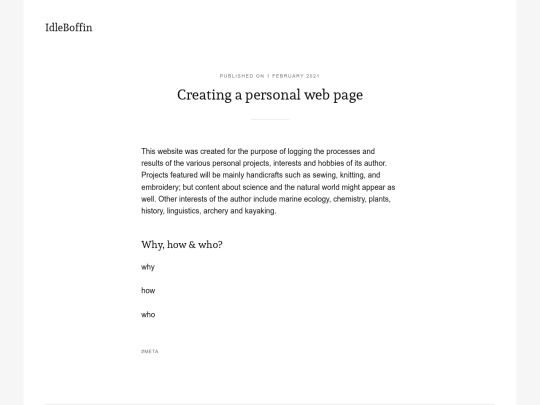creating-a-personal-web-page screenshot