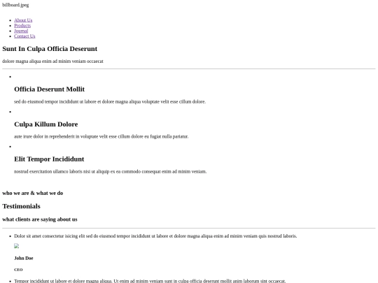 index screenshot