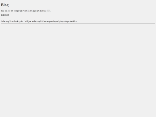 blog screenshot