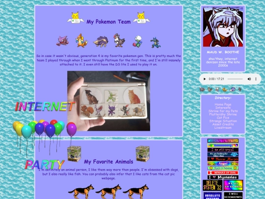interests screenshot