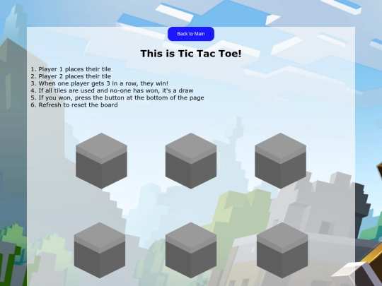 Tic Tac Toe screenshot