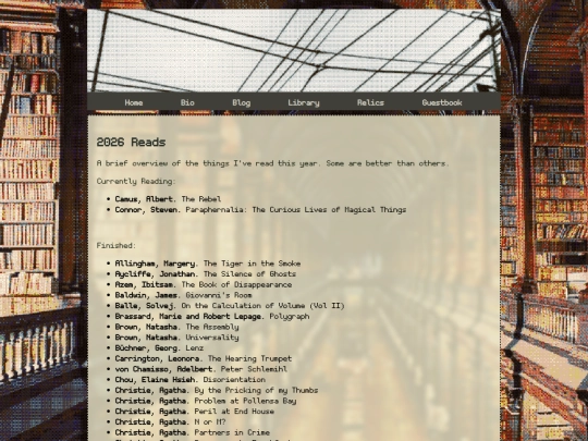 library screenshot