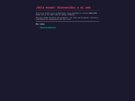 index screenshot