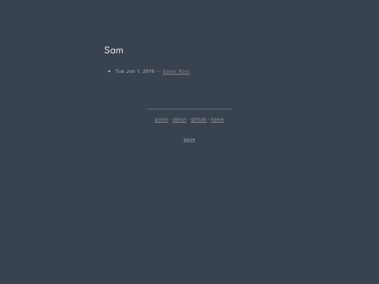 authors/sam screenshot