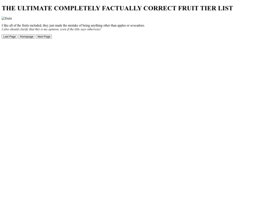 FRUIT screenshot