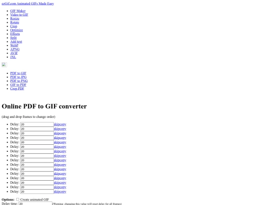 Channel Gleb and Dima/Online PDF to GIF converter screenshot