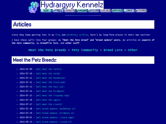 articles screenshot