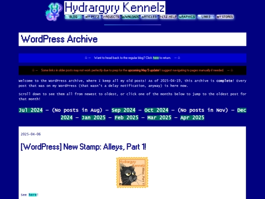 blog/wordpress screenshot