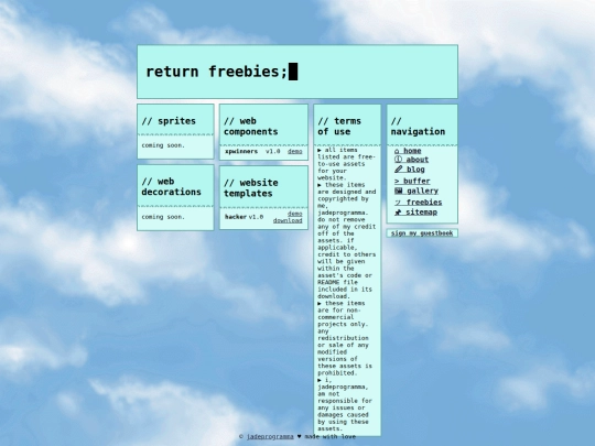 freebies screenshot