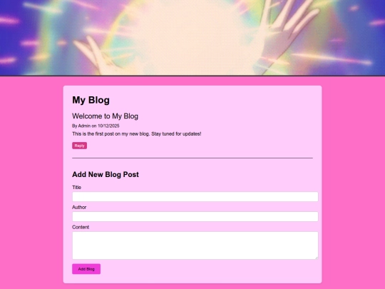blog screenshot