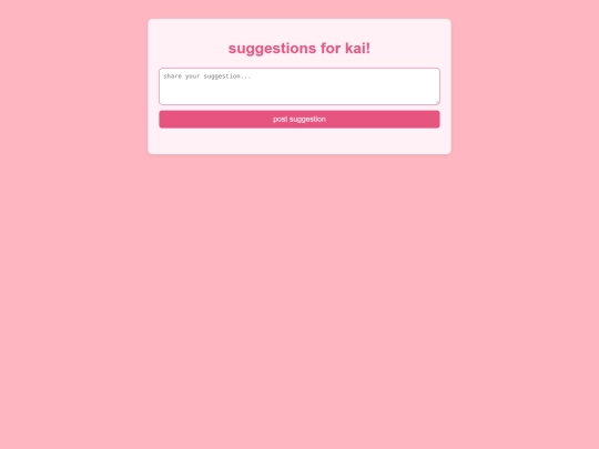 suggestions screenshot