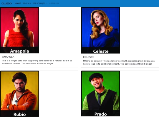 Cluedo/personajes screenshot