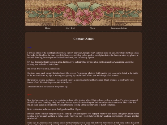 stories/contact screenshot