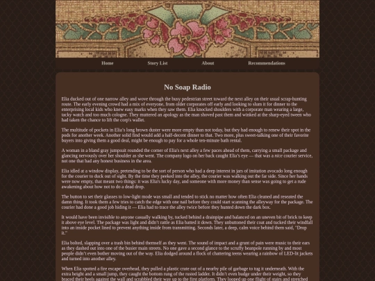stories/noSoap screenshot