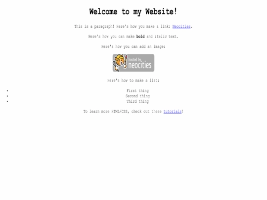 index screenshot