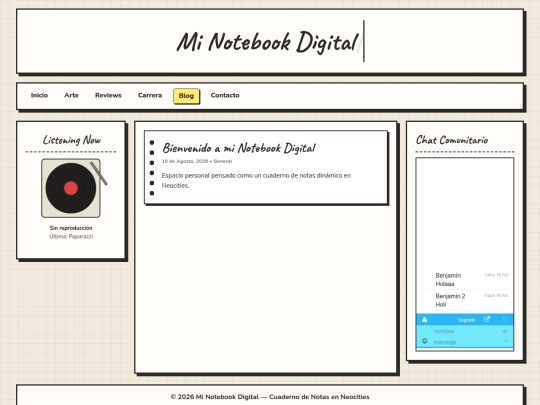 blog screenshot