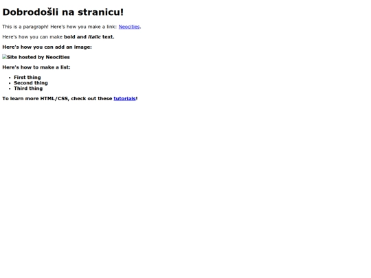 index screenshot