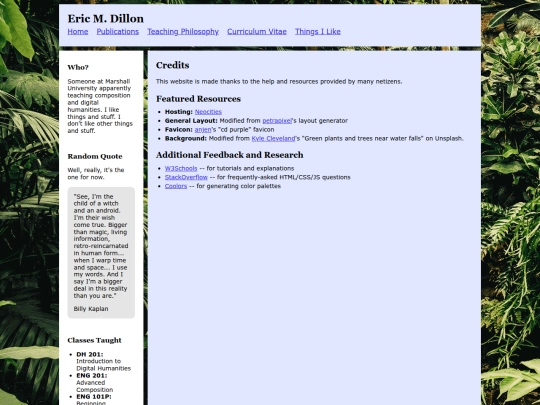 credits screenshot